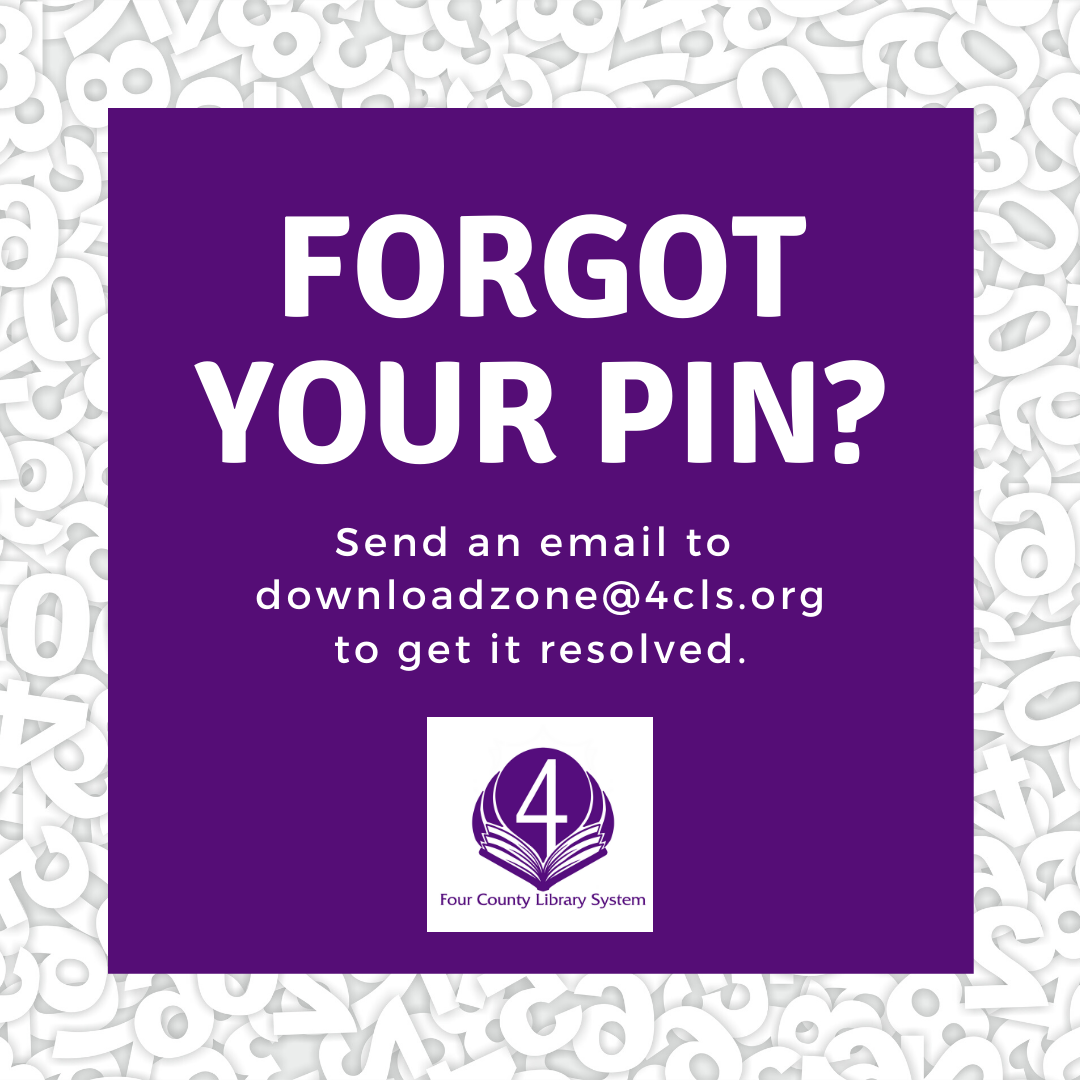 Email is the fastest way to get help with your PIN.